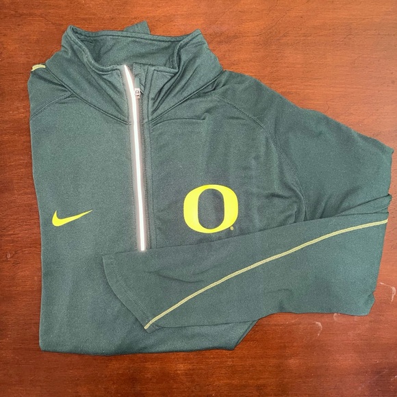 University of Oregon Nike Dri-fit quarter-zip - Picture 1 of 4